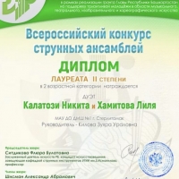 Всероссийский конкурс струнных ансамблей. (1)
