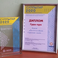 Гран-при в Республиканском телевизионном конкурсе «Сулпылар».  (2)