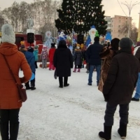 Открытие елки на Тукаева, 9 (15)